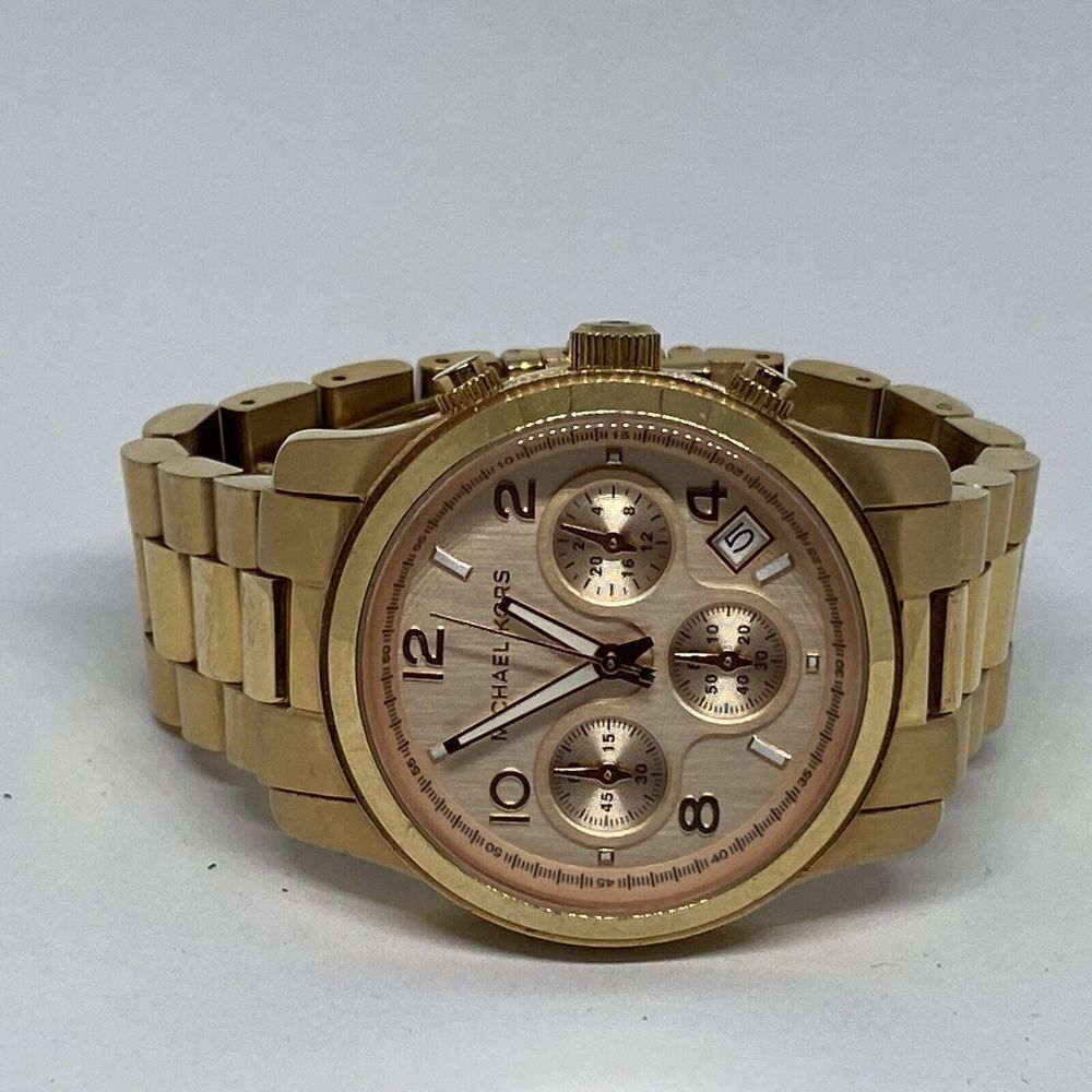 Michael Kors Runway MK5128 Womens Stainless Steel Analog Dial Quartz Watch MP207 - Picture 7 of 12